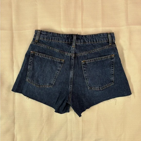 Gianni Bini Dark Wash Denim Mini Shorts Sz 26 NWT | Gianni Bini Madilyn Shorts - - Picture 7 of 7
